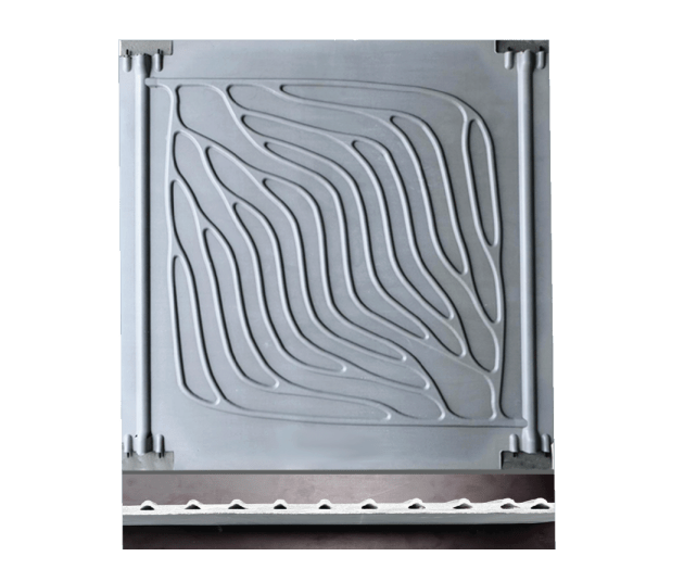 Rear side of a TABSOLAR panel.