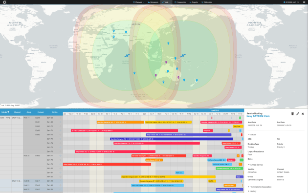 TacPlanner will maximise the planning and management efficiency of the ADF&rsquo;s UHF SATCOM Capability. Credit: Nova Systems