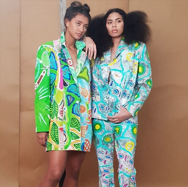 Taking Shape x Elverina Johnson - Models Lisa Fatnowna and Gillyba Ambrum. Photography: Roger Dat
