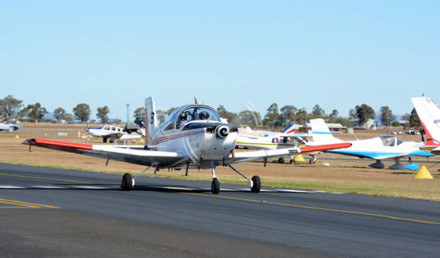 Tamworth Airport will get $300,000 in federal funding to upgrade the taxiways. (Steve Hitchen)