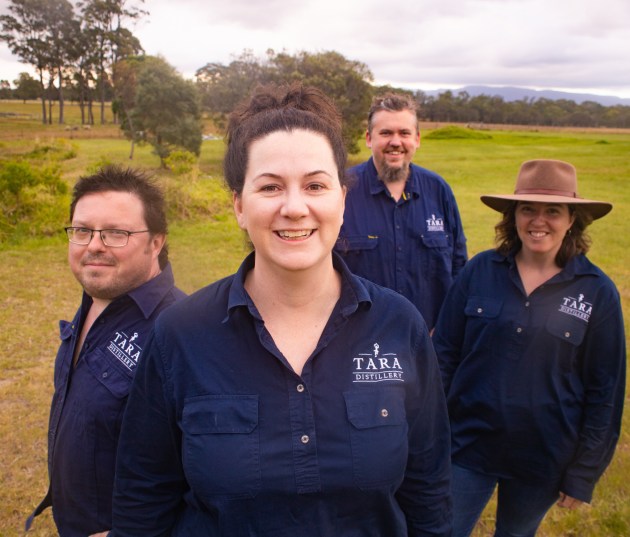 The team at Tara Distillery come from Australia, Newfoundland and Ireland.