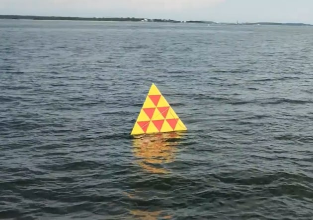 Greentide Target Solutions floating target.

Credit: Greentide Target Solutions