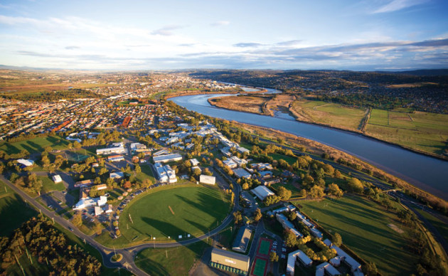 The precinct is located at the Newnham Campus in Launceston. (UTAS)