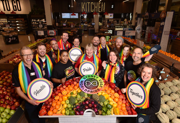 Coles Group has entered into a three-year partnership with Sydney WorldPride 2023 and Sydney Gay and Lesbian Mardi Gras. 
Image: Coles Group