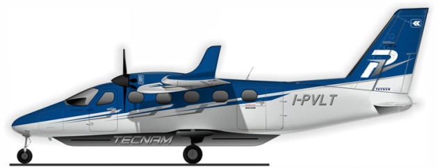A collaboration between Tecnam and Rolls-Royce is expected to produce the nine-seat P-VOLT. (Tecnam)