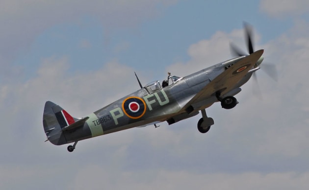 Temora Aviation Museum's Mk XIV Spitfire. (Steve Hitchen)