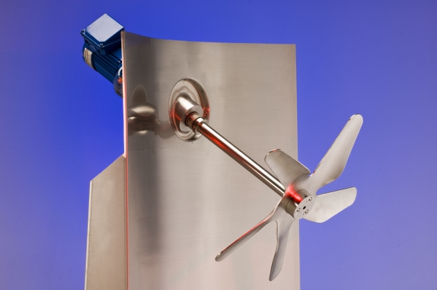 The Mixquip Series 100 Side Entry Mixers by Teralba have been designed specifically with the high efficiency Mixquip Hydrofoil impellers. Image: Teralba