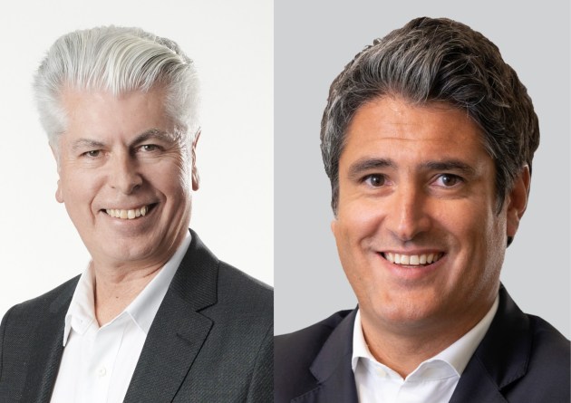 New senior executive appointments at Thomas Foods International (l-r): CFO Australia, Alexis Junin, and former group CEO now executive director, Tony Stewart.