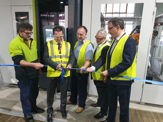 Kevin Dobel, Paul Toole MP, Greg Harr, David Forbes, Graham Evenden. Credit: Thales