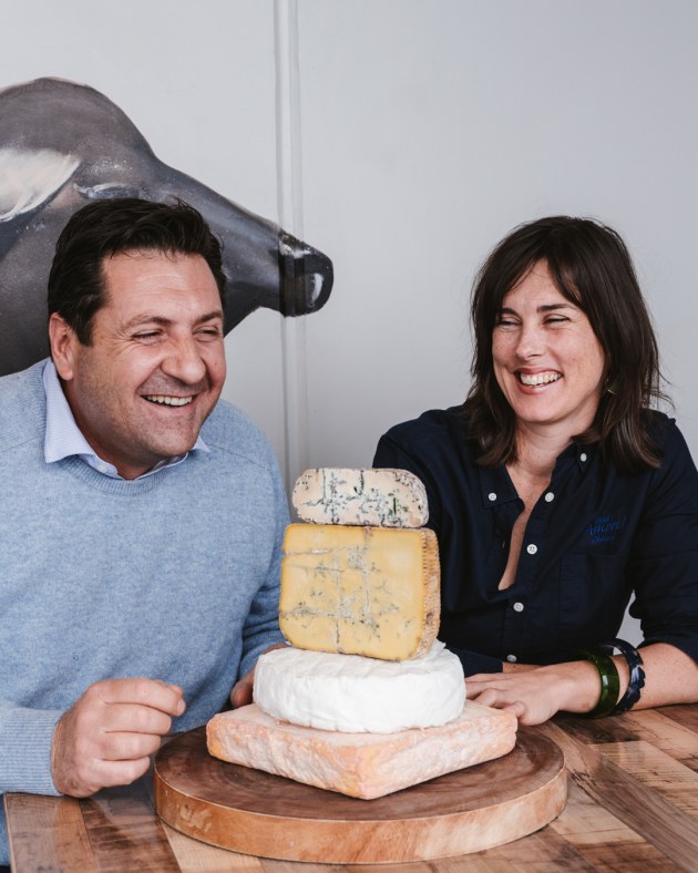 That's Amore Cheese owner Giorgio Linguanti and head cheesemaker Helen Ritchie. (Image: That's Amore Cheese)