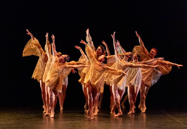 Co3 Contemporary Dance Australia and WAB dancers combined for 'Carnivale', choreographed by Raewyn Hill. Photo by Bradbury Photography.