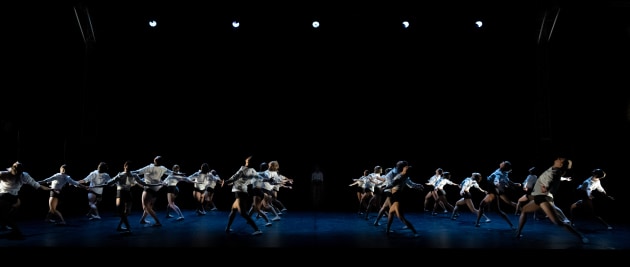 The dancers of the WA Ballet in Robert Bondara's 'Take me with you'.