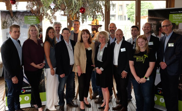 Seeds of Change start-up founders with Mars and FIAL team.