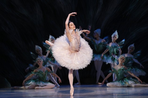 Leanne Stojmenov as Aurora in 'The Sleeping Beauty'. 
Photo: Jeff Busby