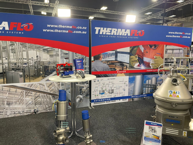 The Thermaflo stand at Foodtech Packtech.