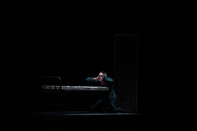 Linnane as Oscar in his jail cell. Photo by Christopher Rodgers-Wilson.