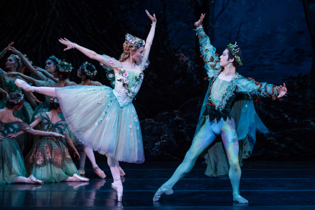 Ako Kondo and Chengwu Guo as Titania and Oberon. Photo by Daniel Boud.