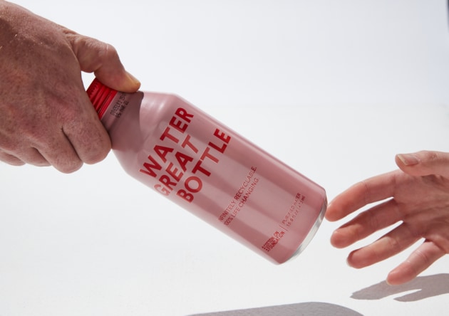 Shining example: new aluminium bottle from Cotton On Foundation and Wallaby Water.