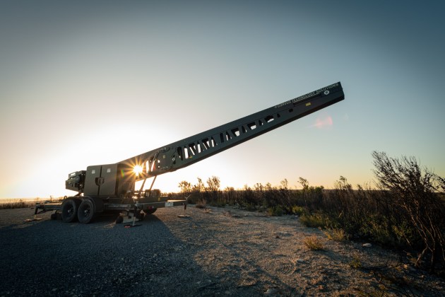 Corvus Technology Solutions has unveiled its patent-pending Corvus Launcher EL10.

Credit: Corvus Technology Solutions