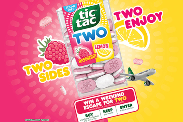 To celebrate the launch, Tic Tac is giving Australian consumers the chance to win a $20,000 weekend escape for two.