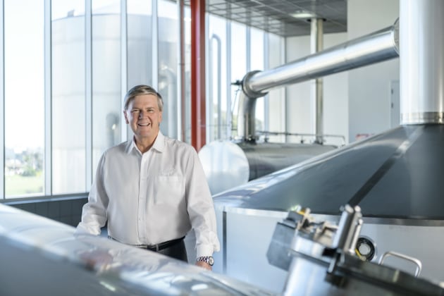 Coopers Brewery reported a 2.8 per cent increase in total beer sales for FY21, but took a hard hit from COVID-19 related disruptions, with bulk or kegged beer down 21 per cent on FY19. Coopers MD Dr Tim Cooper. (Image: Coopers)