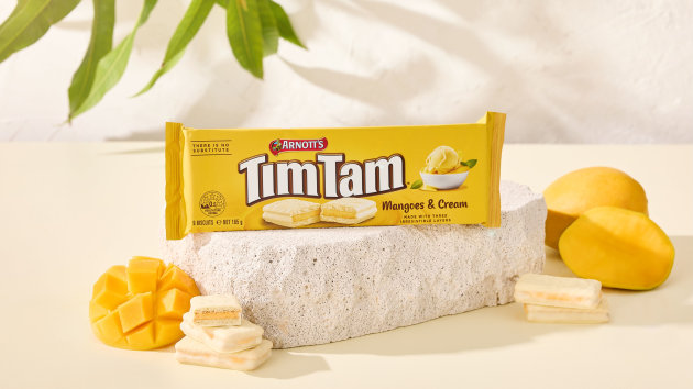 Australia&rsquo;s iconic chocolate biscuit is bringing a taste of summer indulgence with a new fruity flavour &ndash; Tim Tam Mangoes & Cream.