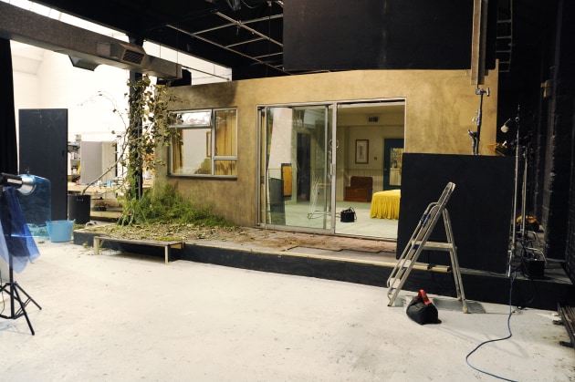 &copy; Nicky Hamilton. Set up for The hotel.
