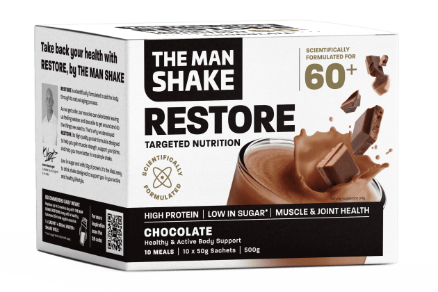 Restore is available in two flavours, chocolate and vanilla.