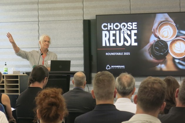 Toby Hutcheon, Campaign Manager Boomerang Alliance at ReUsables Roundtable