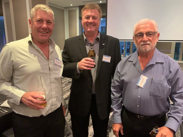 From left: Mark Stringer, Festo; Tony Randall, SMC; Bob Lindeboom, Festo