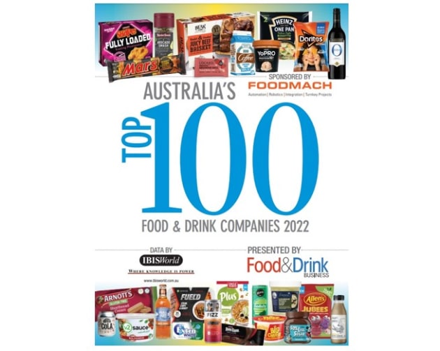 The Food & Drink Business Australia's Top 100 Food & Drink Companies 2022 report.