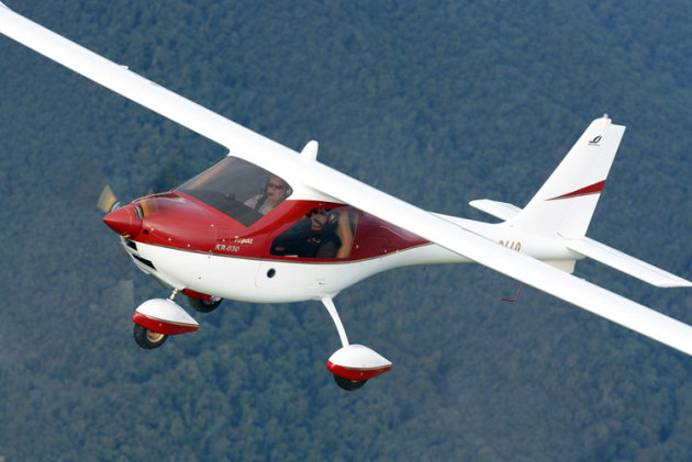 With two-up and the Rotax at 100% throttle, the Topaz will climb at around 1200 fpm.