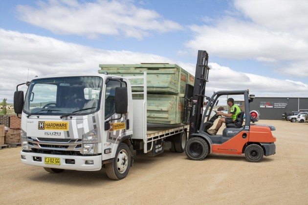 Day after day: Toyota forklifts at High Country Truss & Frames