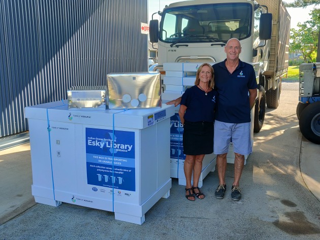 TomKat owners Kath and Tom Long: Packed up and ready to embark on the next phase of KoolPak's journey.