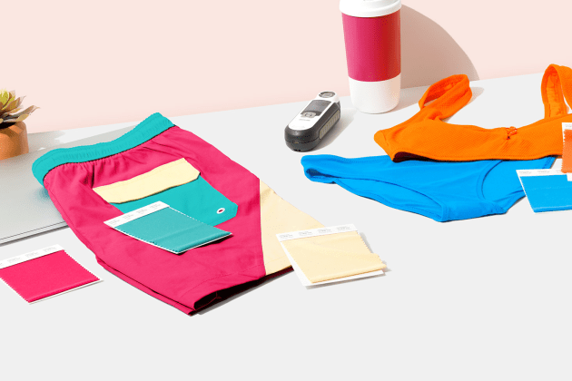 Pantone has launched a new swatch book for polyester.
