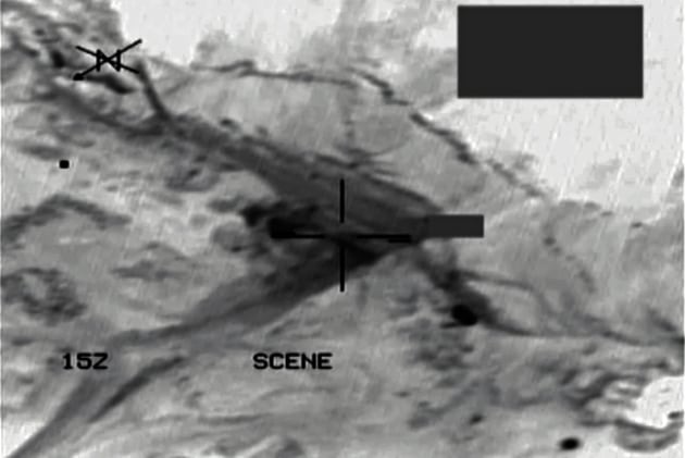 An infrared picture from a RAAF F/A-18A Hornet fighter aircraft shows the entrance to a Daesh underground tunnel complex in Syria.
Defence