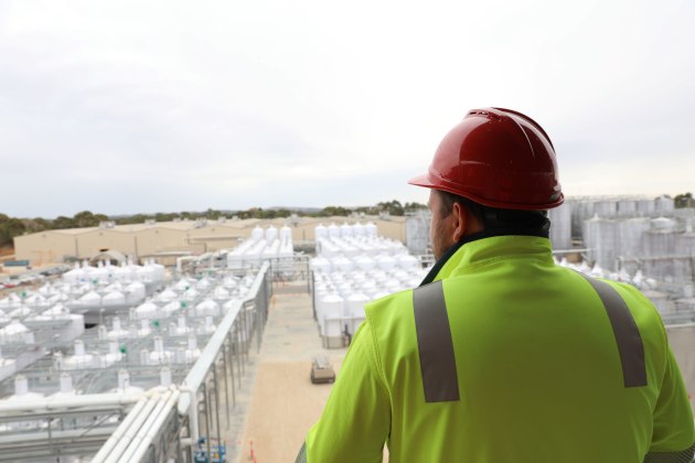 More than 100 million litres of wine will be produced at Treasury Wine Estates&rsquo; new production facility in South Australia&rsquo;s Barossa Valley, said to be the largest in the Southern Hemisphere.