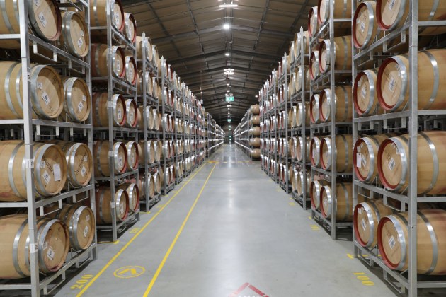 More than 100 million litres of wine will be produced at Treasury Wine Estates&rsquo; new production facility in South Australia&rsquo;s Barossa Valley, said to be the largest in the Southern Hemisphere. 

It is the first wine production facility to use Automated Guided Vehicles to manage barrel movements.