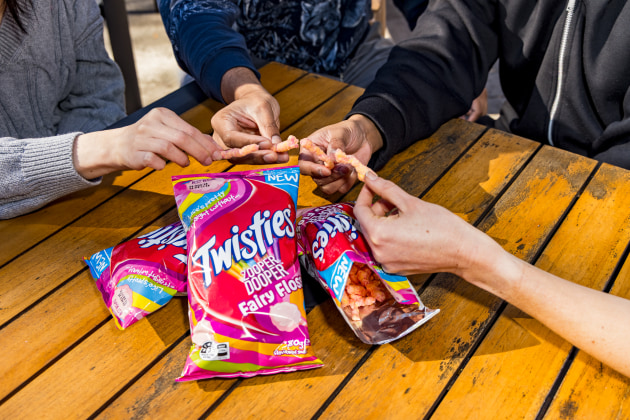 PepsiCo snack brand, Twisties, is back with a new and unexpected flavour combining two Australian snack icons &ndash; Twisties Zooper Dooper Fairy Floss.
Source: PepsiCo