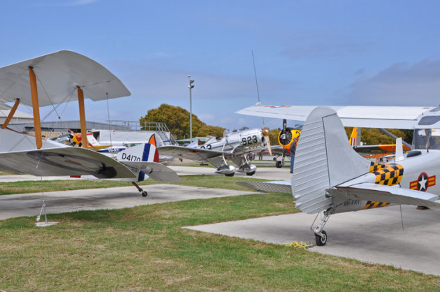 Tyabb Airport is one of Victoria's most vibrant GA airports, home to the Peninsula Aero Club, several maintenance organisations, aviation companies and many antique and warbird aircraft. (Steve Hitchen)