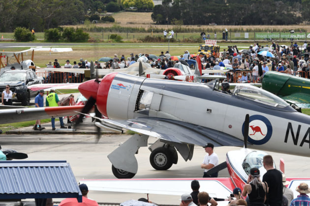 Tyabb Airshow is one of the biggest events held on the Mornington Peninsula and enjoys a lot of community support. Image: Steve Hitchen