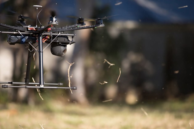 The $2.1 million contract signed with UAV Vision will allow the company to develop a lightweight, compact micro gimbal. Credit: UAV Vision