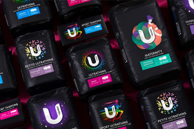The period care brand underwent a brand refresh.