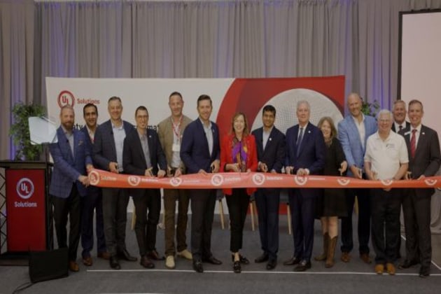 The official ribbon cutting at the new Centre of Excellence in Plano, Texas.