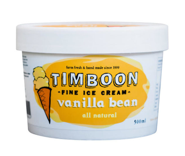Timboon's previous packaging design