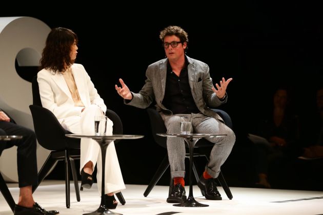 Aesop chief executive Michael O'Keefe and Pedder Group special projects director Kim Bui Kollar.