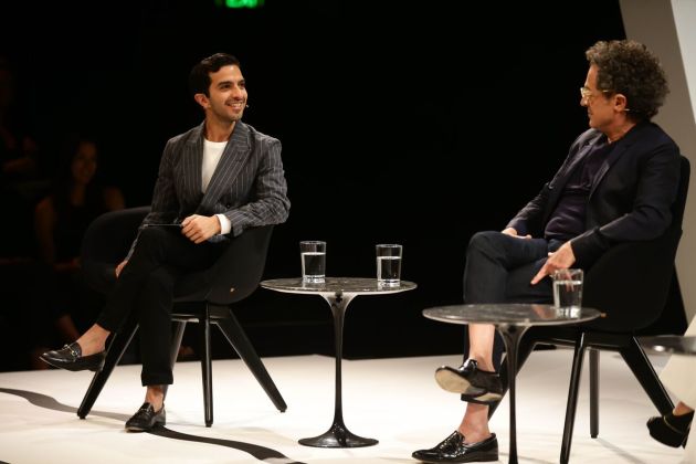 Business Of Fashion founder Imran Amed and L'Eclaireur founder Armand Hadida.