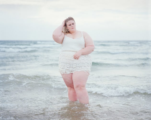 Untitled, 2016 by Emma Phillips. I was thinking of Sandro Botticelli and I was thinking of Rineke Dijkstra. But mostly I was thinking of this girl on the beach in Frankston, and how she's beautiful and radiant.