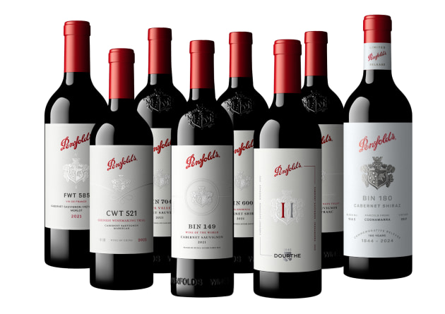 One of Australia&rsquo;s oldest wine producers, Penfolds, is celebrating its 180th winemaking anniversary with the release of The Penfolds Collection 2024, and a commemorative Bin 180 Coonawarra Cabernet Shiraz 2021.
Source: Penfolds