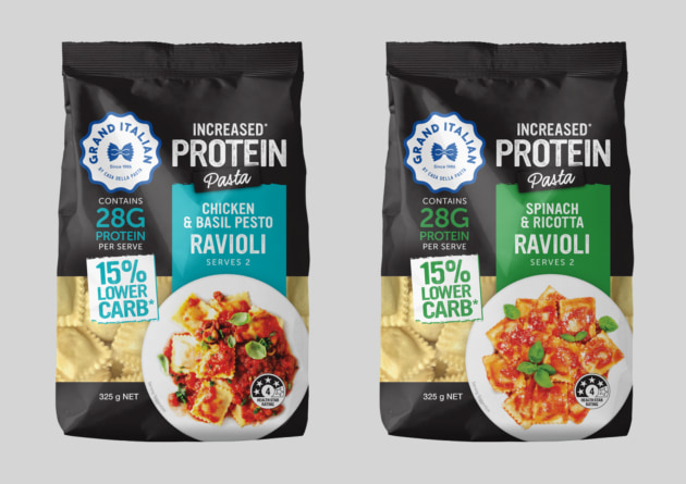 7 Chefs&rsquo; Grand Italian retail brand has expanded, with the launch of a new High Protein, Low Carb ravioli pasta range into Woolworths.
Source: 7 Chefs